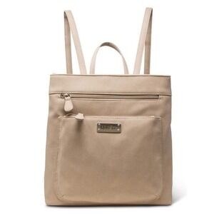 MultiSac Topeka Backpack‎ Tan Nude Vegan Leather Womens Bag New NWT Backpack